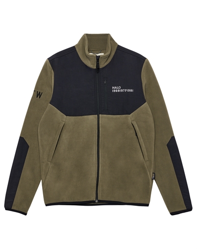 Halo - Blocked Zip Fleece - Capers